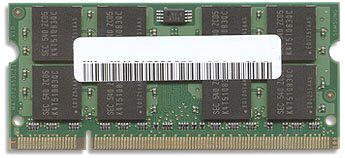 Example of DDR2 memory module